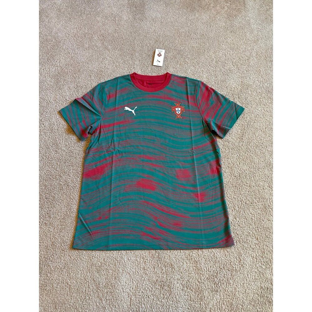 Puma Portugal National Team Warm Up Shirt Men’s Size Large
